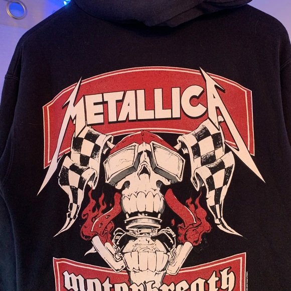 black original matellica motorbreath hoodie W S - Picture 6 of 10